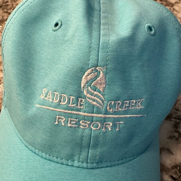 High End Light Blue Saddle Creek Resort Adidas Strap Back Golf Hat Women’s OS - Picture 2 of 6